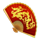 lucky fire blitz hotstepper handfan symbol icon