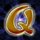 lucky fortune q symbol icon
