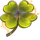 lucky foxglove clovera symbol icon