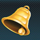 lucky fruit lines bell symbol icon