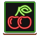 lucky fruity coin cherry symbol icon
