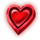 lucky girls heart symbol icon