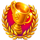 lucky goal trophy symbol icon
