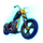 lucky halloween motorbike symbol icon