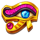 lucky jane in egypt eye of horus symbol icon