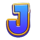 lucky joker hold win j symbol icon