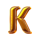 lucky lamp k symbol icon
