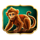 lucky lamp monkey symbol icon