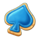 lucky lanterns spade symbol icon