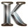 lucky legion silver k symbol icon