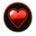 lucky lift heart symbol icon