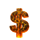 lucky lil devil lava dollar symbol icon