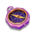 lucky macaw purple compass symbol icon