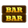 lucky nudge double bar symbol icon