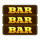 lucky nudge triple bar symbol icon