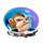 lucky orbit monkey symbol icon