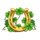 lucky patrick coins hold and win horseshoe symbol icon