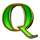 lucky pharaoh wild q symbol icon