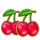 lucky piggies cherries symbol icon