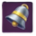 lucky piggy bell symbol icon