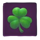 lucky piggy clover symbol icon