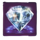 lucky piggy diamond symbol icon