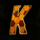 lucky score k symbol icon