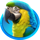 lucky selva parrot symbol icon