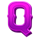lucky sheriff hold and win q symbol icon
