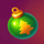 lucky snowlight green ball symbol icon