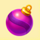 lucky snowlight purple ball symbol icon