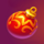 lucky snowlight red ball symbol icon