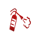 lucky stamps fire stop symbol icon