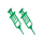 lucky stamps injection symbol icon