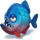lucky tiger 2 fish symbol icon