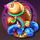 lucky tree fish symbol icon
