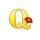 lucky twins q symbol icon