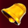 lucky win spins bell symbol icon