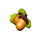 lucky wood nuts symbol icon