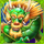 lung fu dragon symbol icon