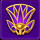 luxor gold hold and win fan symbol icon
