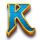 luxor of cleopatra k symbol icon