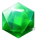 luxury blast green gem symbol icon