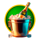 luxury jackpots champagne symbol icon