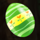 mad 4 easter green egg symbol icon