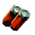 mad ducks bullets symbol icon