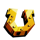 mad ducks horseshoe symbol icon