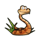 mad monkey snake symbol icon