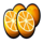 magic 27 oranges symbol icon