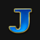 magic apple j letter symbol icon